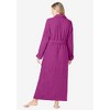 Dreams & Co. Plus Size Long Terry Robe - 3 of 4