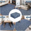 Coucheta Washable Area Rug , Modern Non-Slip Low Pile Indoor Carpet Machine Washable Soft Floor Mat for Living Room Bedroom Office,Multi-Color & Size - 4 of 4
