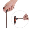 Unique Bargains Tamper Proof Long Arm Torx Star Head Metric T-Shape Wrench - 4 of 4