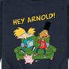 Men's - Hey Arnold! - Arnold, Gerald, and Abner Graphic Fleece Sweatshirt - 2 of 4