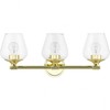 Livex Lighting Willow 3 - Light Vanity in  Polished Brass - 4 of 4