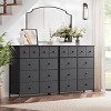 WOWLIVE 10-Drawer Dresser with Fabric Storage, Chest of Drawers for Bedroom - 3 of 4