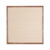 GlasFlength Decorative Wall Mirrors Contemporary Framed Mirror with Warm Finish Simple Design for Modern Interiors Living, Beige, 38"*1"*38" - 3 of 4