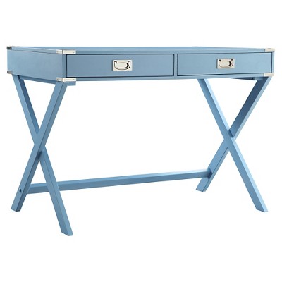 Kenton Wood Writing Desk with Drawers - Inspire Q