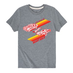 Boys' - Hot Wheels - Valentine's You Make My Heart Race Short Sleeve Graphic T-Shirt - 1 of 4