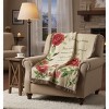 Tapestry Throw “Stairway To Heaven Floral” – 50 × 60 inch in Cotton by Manual Woodworkers and Weavers - 2 of 3