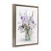 Stupell Industries Traditional Mixed Purple Botanicals Floating Frame Canvas Art - 2 of 4