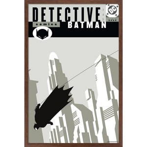 Trends International DC Comics Batman - Art Deco Skyline Framed Wall Poster Prints - 1 of 4
