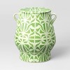 Ceramic Round Garden Patio Accent Table Green - Opalhouse™ designed with Jungalow™ - image 3 of 4