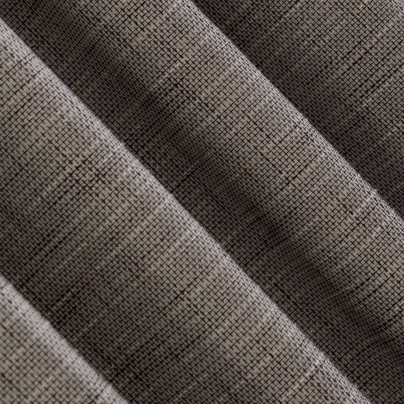 Kline Burlap Weave Thermal 100% Blackout Grommet Top Curtain Panel - Sun Zero, 5 of 10