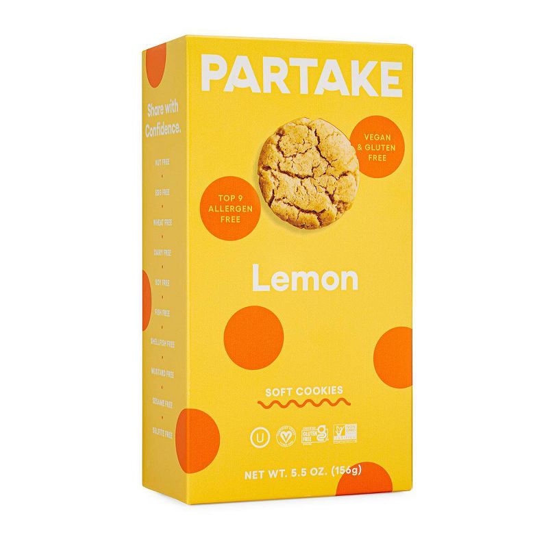 Partake Gluten Free Vegan Soft Baked Lemon Cookies - 5.5oz, 3 of 10