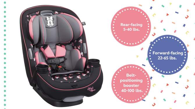 Disney Safety 1st Grow & Go 3-in-1 Convertible Car Seat, 2 of 11, play video