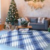 Geometric Machine Washable Rug with Rubber Backing for Living Room Lines Non-Slip Dining Room Rug Easy-Cleaning Floor Carpet for Bedroom Playroom - 4 of 4
