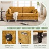 CAVINAS Chenille Sofa Bed with LED light and USB Charging Port,Upholstered Loveseat Sofa with Storage Bag for Living Room,Bedroom - 4 of 4