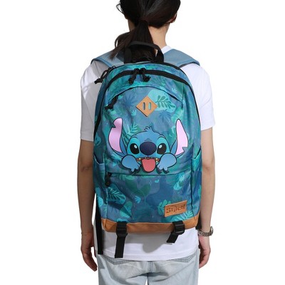 Lilo & Stitch Disney Stitch Tropical Print 17.5" Hooded Backpack — фото 6