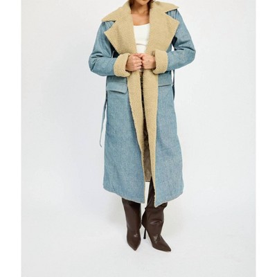 Women's Litha Maxi Coat - GOLDEN