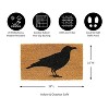Evergreen Flag Coir Mat, Raven - 2 of 3