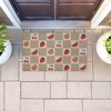 Stupell Industries Soft Fruits Checkered Printed Outdoor Imitation Sisal Door Mat, design by Lil' Rue - 4 of 4