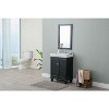 Legion Furniture Rectangular Dresser Mirror Espresso 20 Inches - 3 of 4