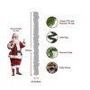 King Of Christmas 9ft Artificial Christmas Garland Unlit, Cypress Spruce Xmas Garland - 2 of 4