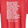 Women's - Forrest Gump - Bubbas Shrimp List Short Sleeve Graphic T-Shirt - 2 of 4