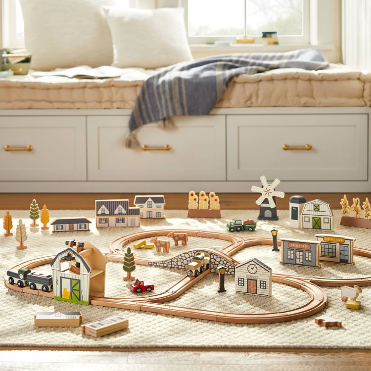 Toy Train Track Set 84pc - Hearth &#38; Hand&#8482; with Magnolia, 2 of 3