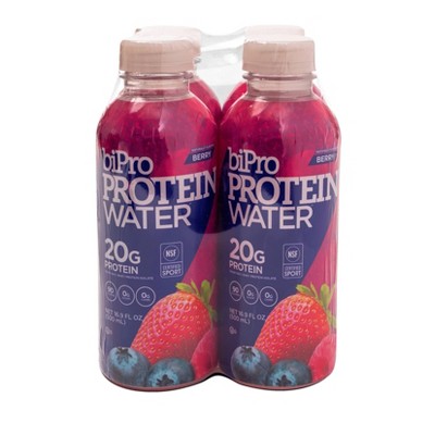 BiPro Protein Water - Berry - 4ct/16.9 fl oz