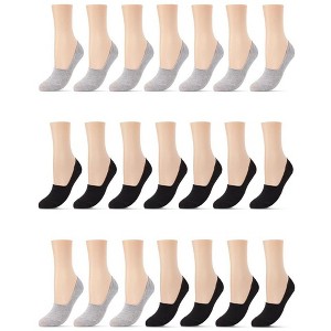 Memoi High-Cut Cotton Blend Sneaker Liner 7 Pack - 1 of 4