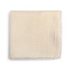 Makemake Organics GOTS Certified Organic Cotton Muslin Soft Breathable Lightweight Swaddle and Comfort Organic Baby Blanket - Oat - 2 of 4