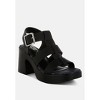 Avalon Chunky Pin Buckle Platform Heels - 3 of 4