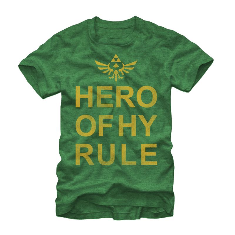 Men's Nintendo Legend of Zelda Hyrule Hero T-Shirt, 1 of 4