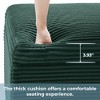 LIKEPAY Corduroy Square Storage Ottoman with Lift Off Top - 4 of 4
