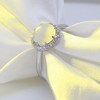Cats Eye Statement Ring for Women Sterling Silver Cz Ginger Lyne Collection - 3 of 4