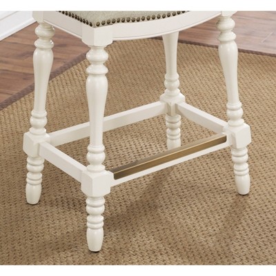 White Birch Wood 25" Swivel Backless Saddle Counter Stool