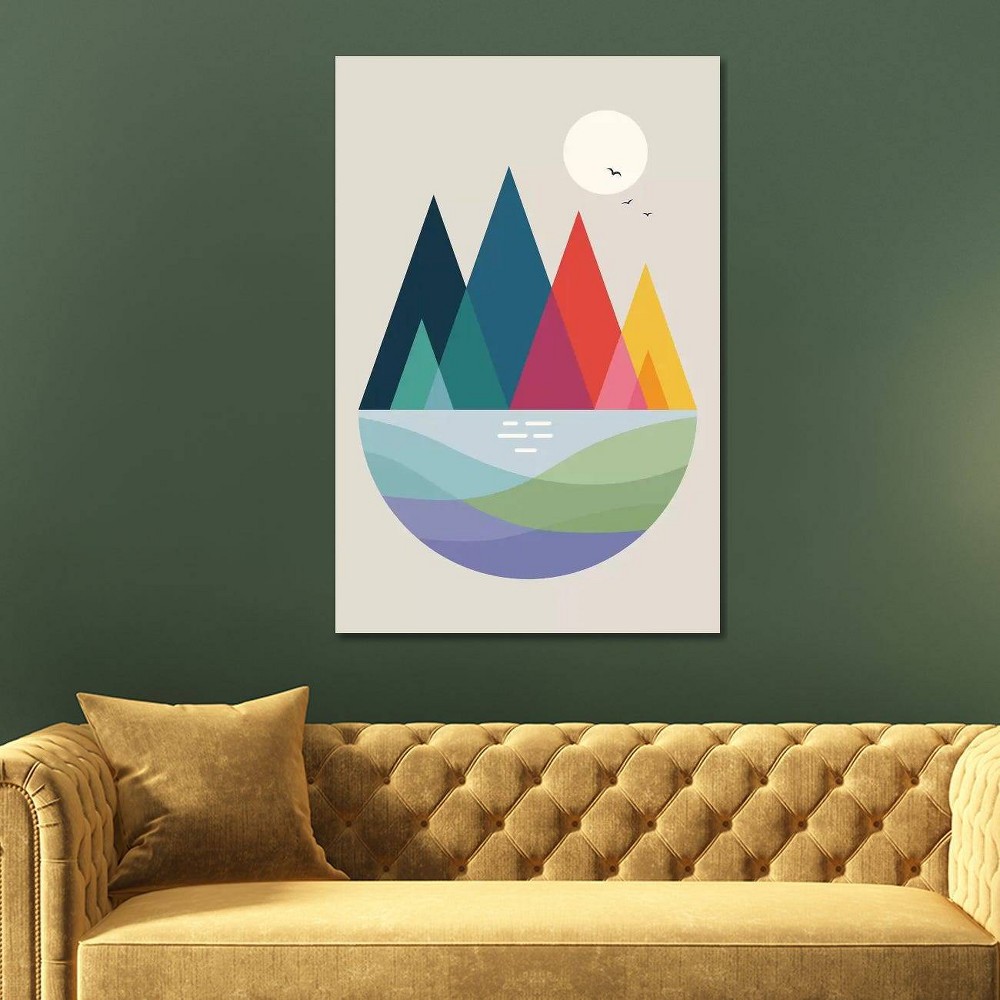 Photos - Other Decoration iCanvas 48"x32" Somewhere by Andy Westface Canvas Print Wall Art