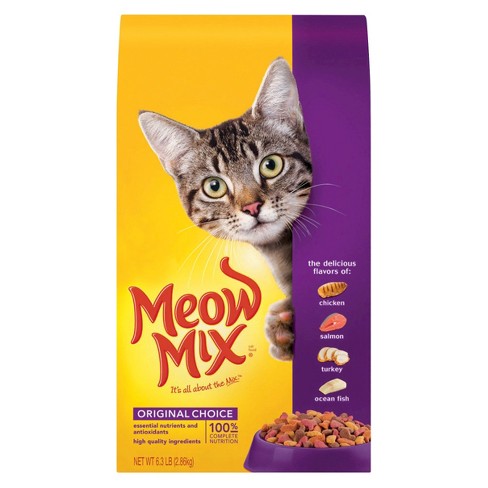 Meow Mix Original Choice Dry Cat Food - 6.3lbs : Target