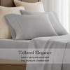 NicBex 4 Pieces Queen/King Pure Cotton Sateen Flat Sheet Set Bedding Set,OEKO-TEX Certified,Machine Washable - 3 of 4