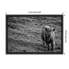 Amanti Art Highland Cow Calf in the Wind by Nathan Larson Canvas Wall Art Print Framed 23 x 16-in. - 4 of 4