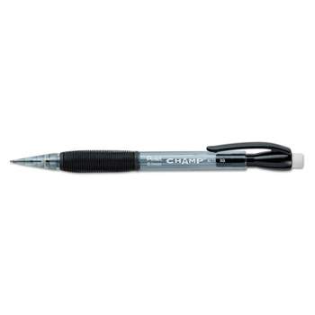 Pentel Champ Mechanical Pencil 0.9 mm Translucent Black Barrel Dozen AL19A