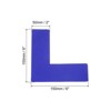 Unique Bargains PVC 5s Location Notch L-Shaped Floor Corner Markers 4 Pcs - 2 of 4