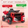 12V Ride On Dump Truck for Kids, Electric Construction Car with Remote, Dump Bed, Shovel, Music Player, Outdoor Toy - 3 of 4