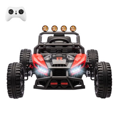 24V Ride on Car for Kids, Electric Car with Remote Control, Single Seater Kid Electric Ride on Toys with Bluetooth