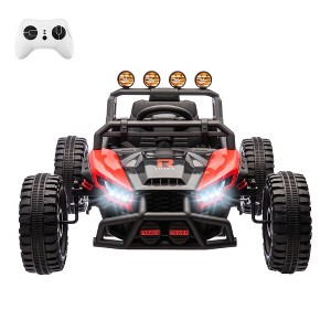 24V Ride on Car for Kids, Kids Electric Car with Remote Control, Electric Ride on Toys with Bluetooth LED Lights for Kids 3-8 Years - 1 of 4