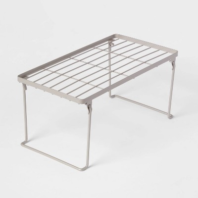 Small Shallow Tray With Angled Dividers Clear - Madesmart : Target