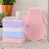 REGALWOVEN Bathroom Home Decor Cotton Soft Absorbent Floral Embroidered Hand Towel 13" x 29" - 4 of 4