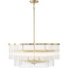 Minka Lavery Azura 28" Wide Heirloom Brass 6-Light Chandelier - 2 of 3