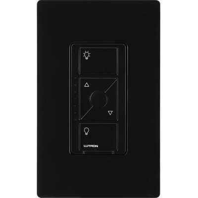 Lutron Caséta Smart Dimmer Switch for ELV+ Bulbs, 250W LED, PD-5NE-BL, Black