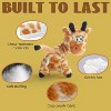 Nocciola Twistable Giraffe Stuffedless Dog Toy for Small Medium Breed, Christmas gift,Plush Chew Toy with Crinkle Paper and Soft Fabric - 3 of 4