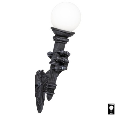 Design Toscano Blackfriar's Gate Wall Torchiere Lamp