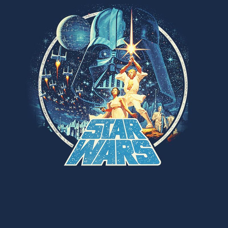 Men's Star Wars Classic Scene Circle T-Shirt, 2 of 5
